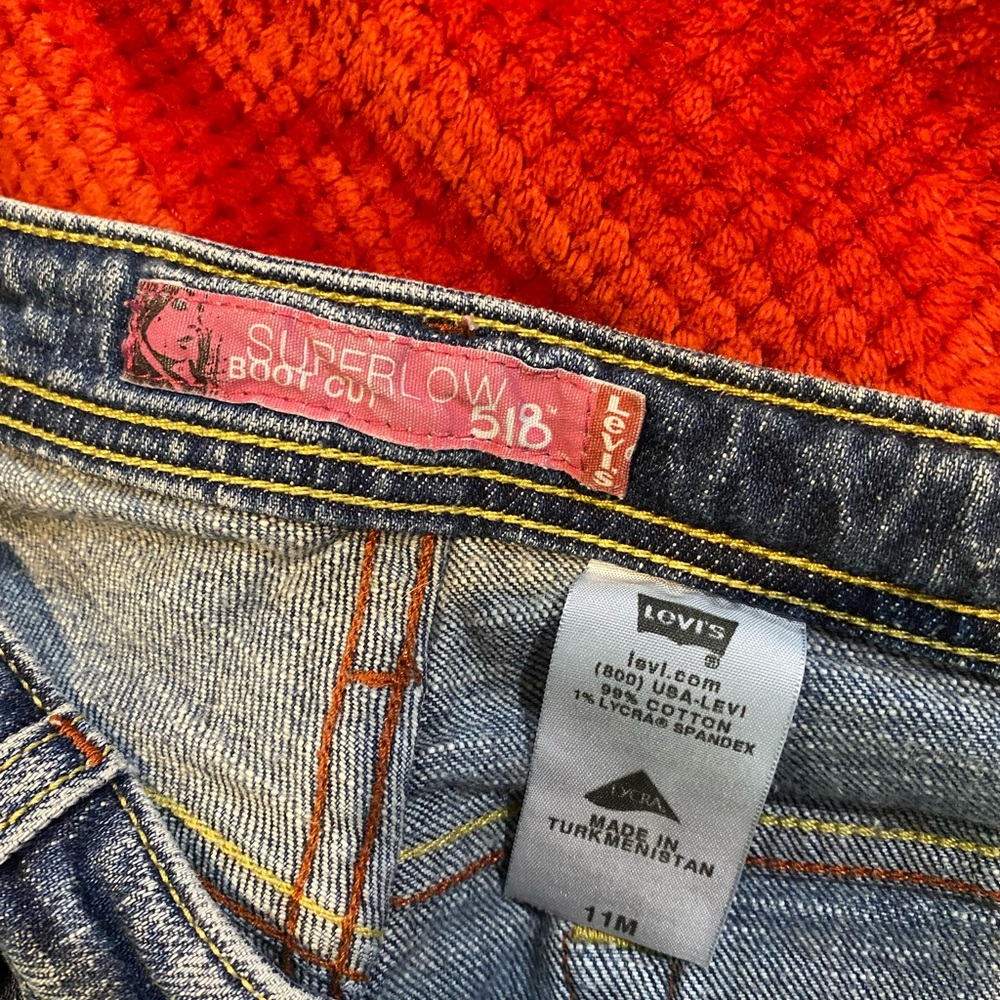 Vintage Levi’s 518 super low bootcut jean 11M - Picture 8 of 10